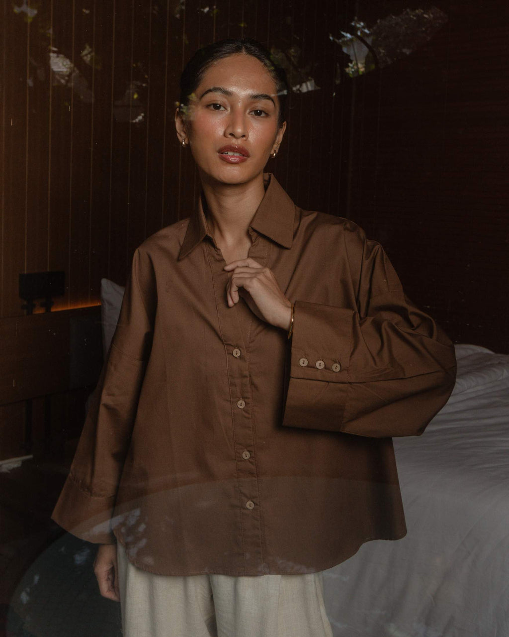 Nala Shirt in Tan