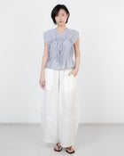 Carra Top In Striped Blue