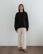 Faye Oversized Sweater in Black