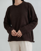 Faye Oversized Sweater in Espresso