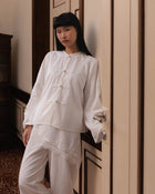 Wyn Linen Top in White
