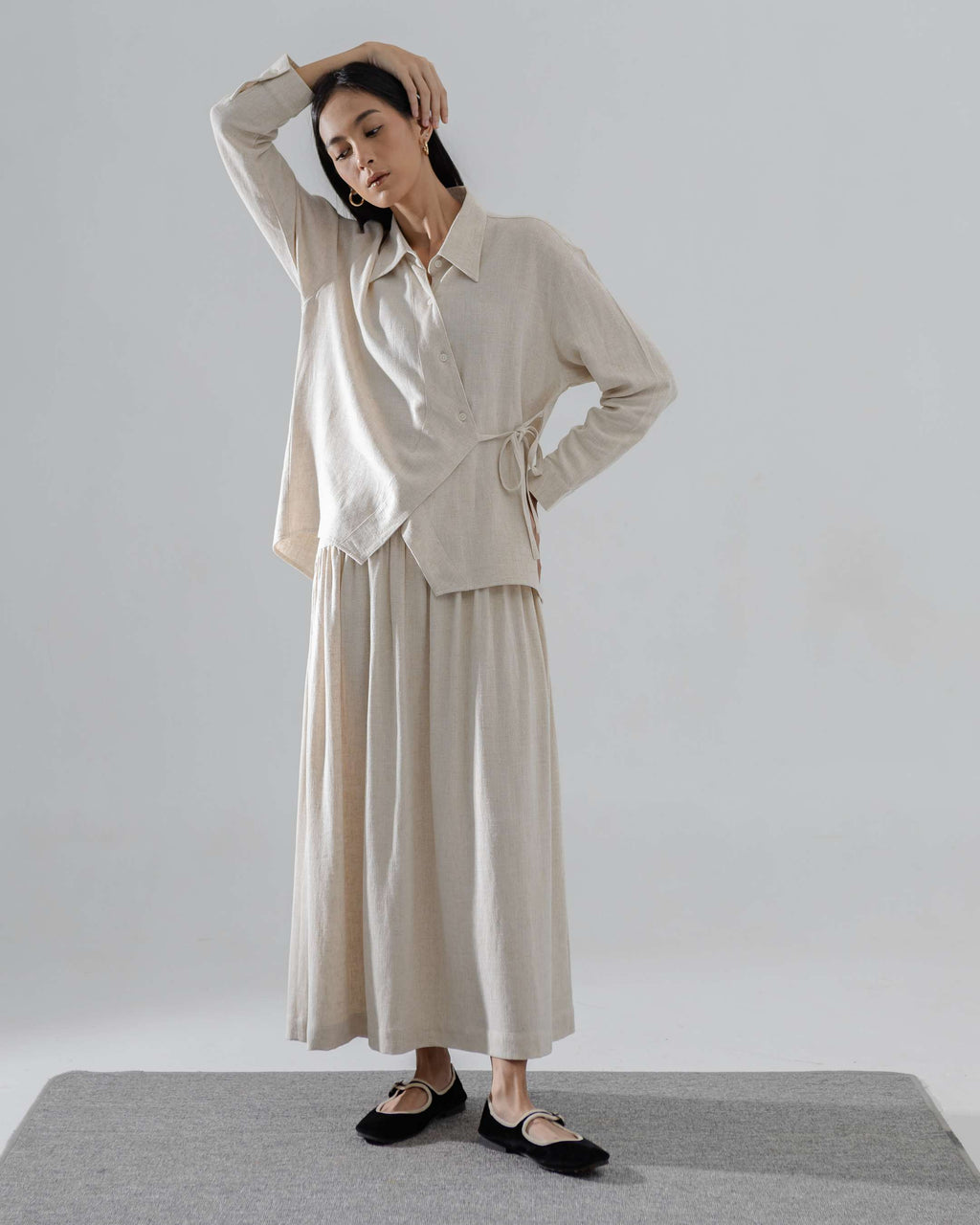 Elara Shirt in Cream