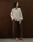 Fern Top in Nude Brown