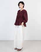 Shea Top In Maroon