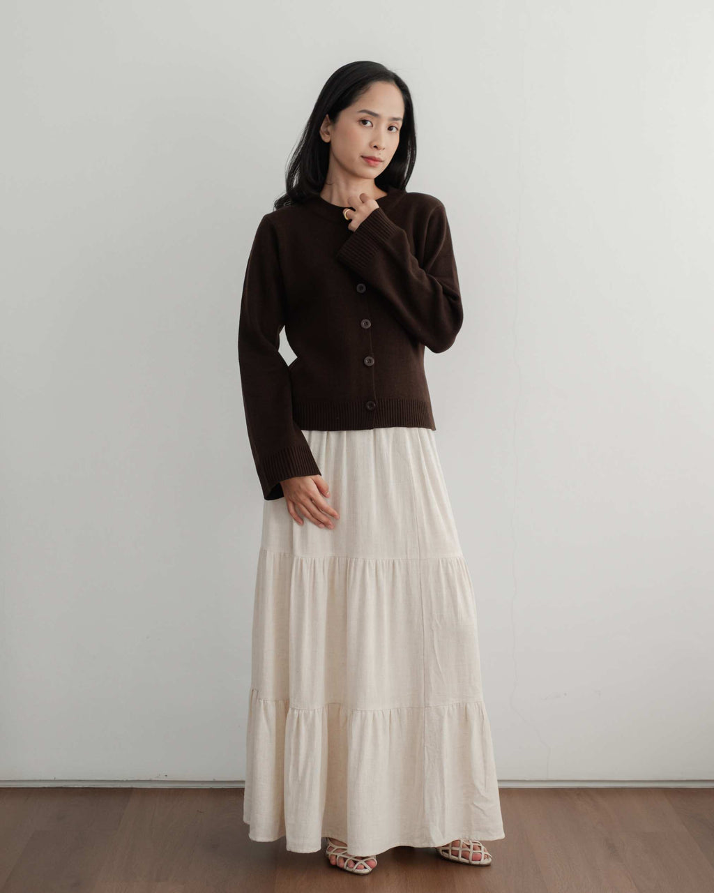 Renee Cardigan in Espresso