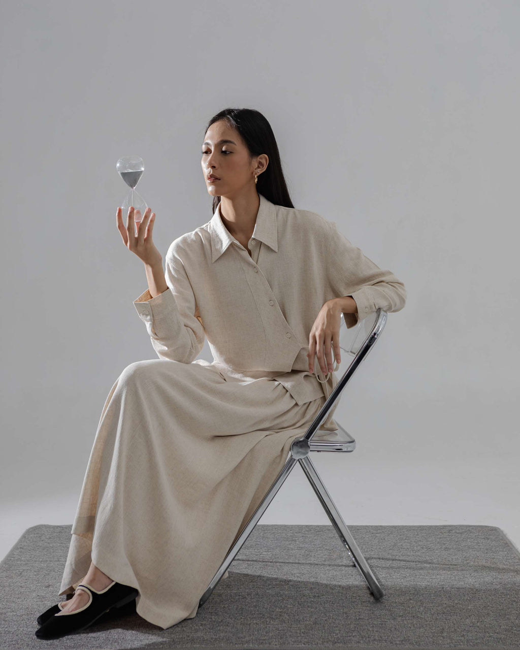 Elara Shirt in Cream