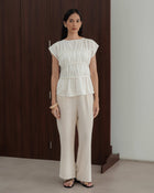 Luna Blouse in White
