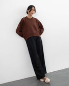 Sadie Oversized Sweater in Rich Brown