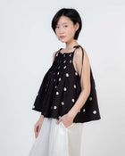 Lumi Pleated Top In Black