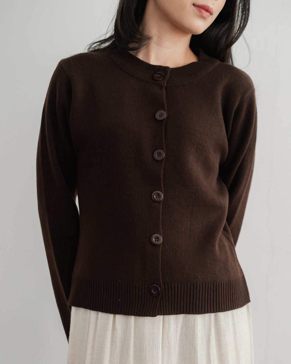 Renee Cardigan in Espresso
