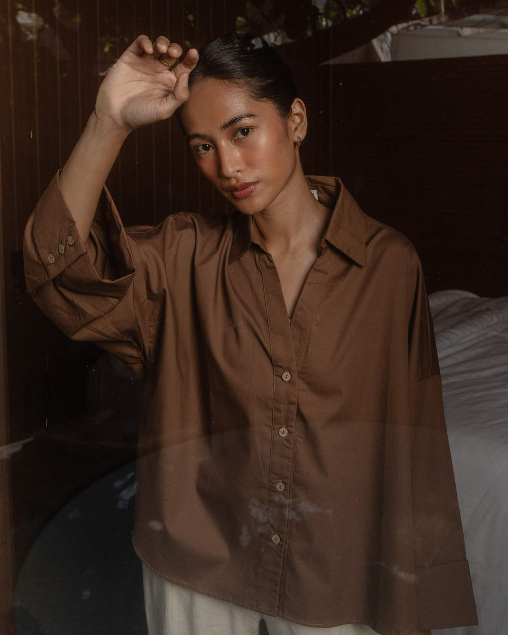 Nala Shirt in Tan