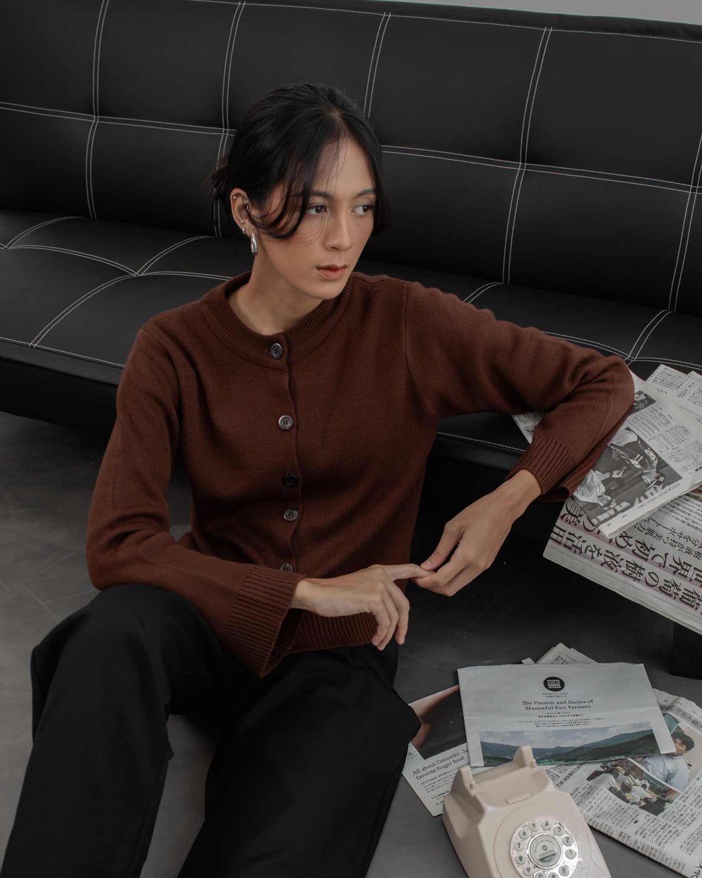Renee Cardigan in Rich Brown