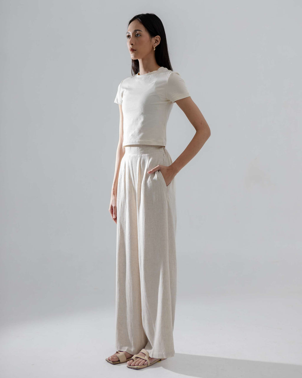 Isla Pants in Cream
