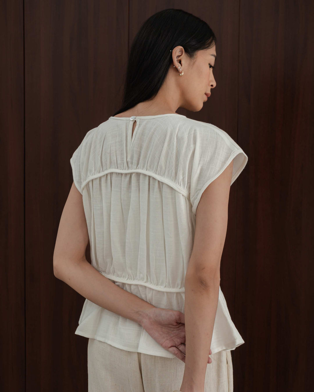 Luna Blouse in White